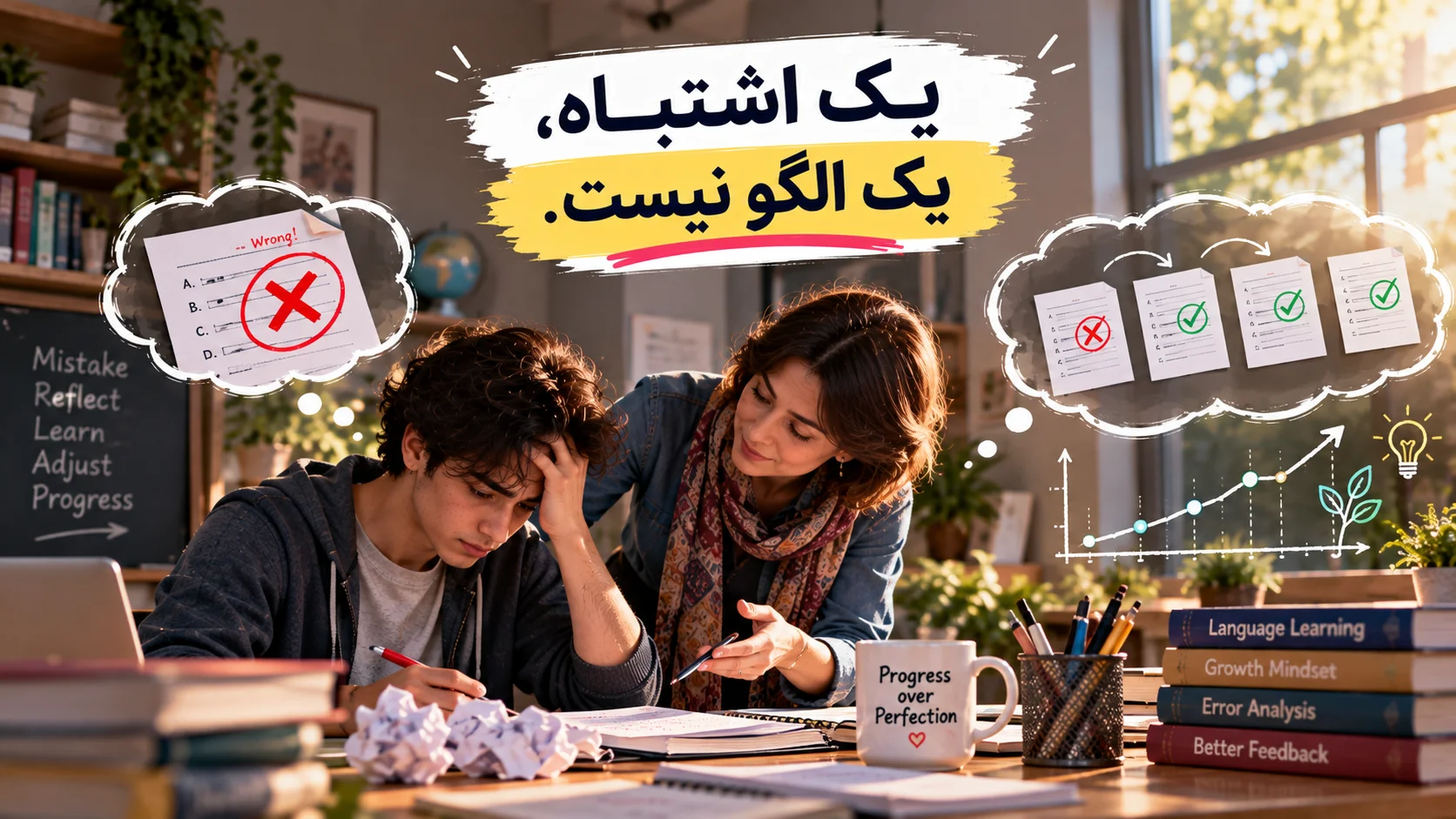 یک اشتباه، یک الگو نیست.