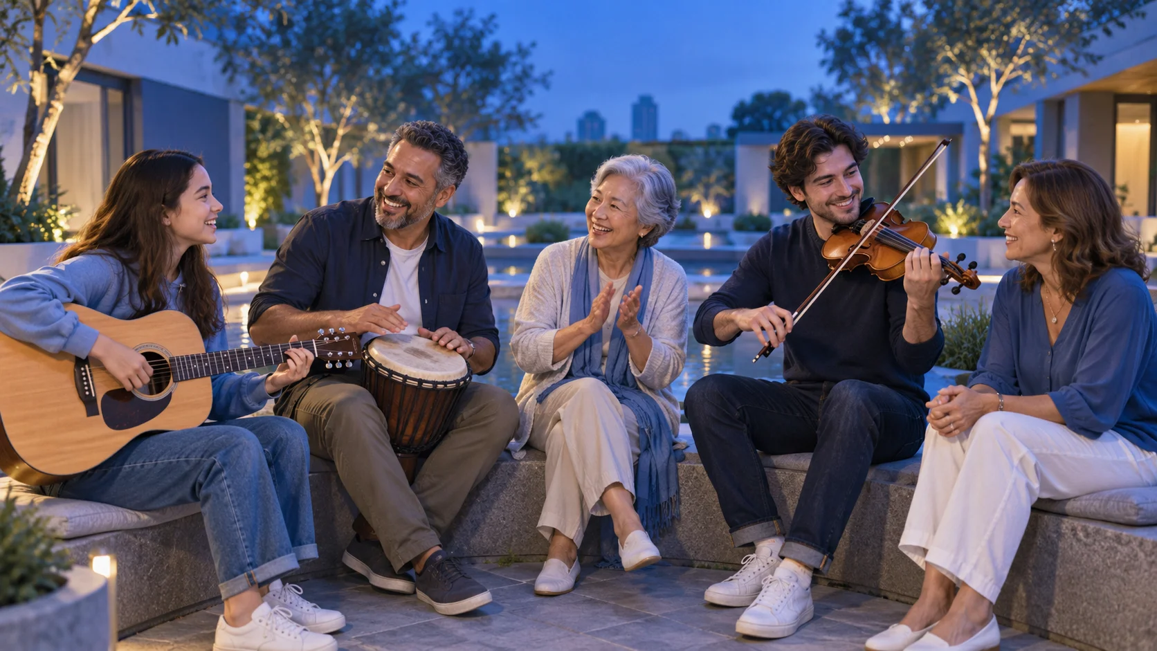 Some people say that music is a good way of bringing people of different cultures and ages together.To what extent do you agree or disagree with this opinion?