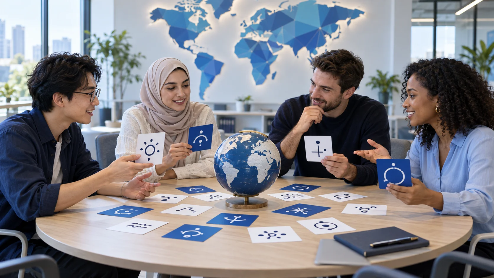 Some believe that we should invent a new language for international communication.
