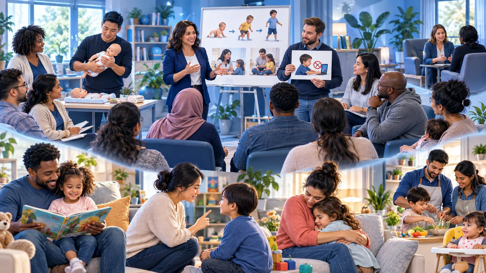 It is necessary for parents to attend a parenting training course to raise their children. Do you agree or disagree?