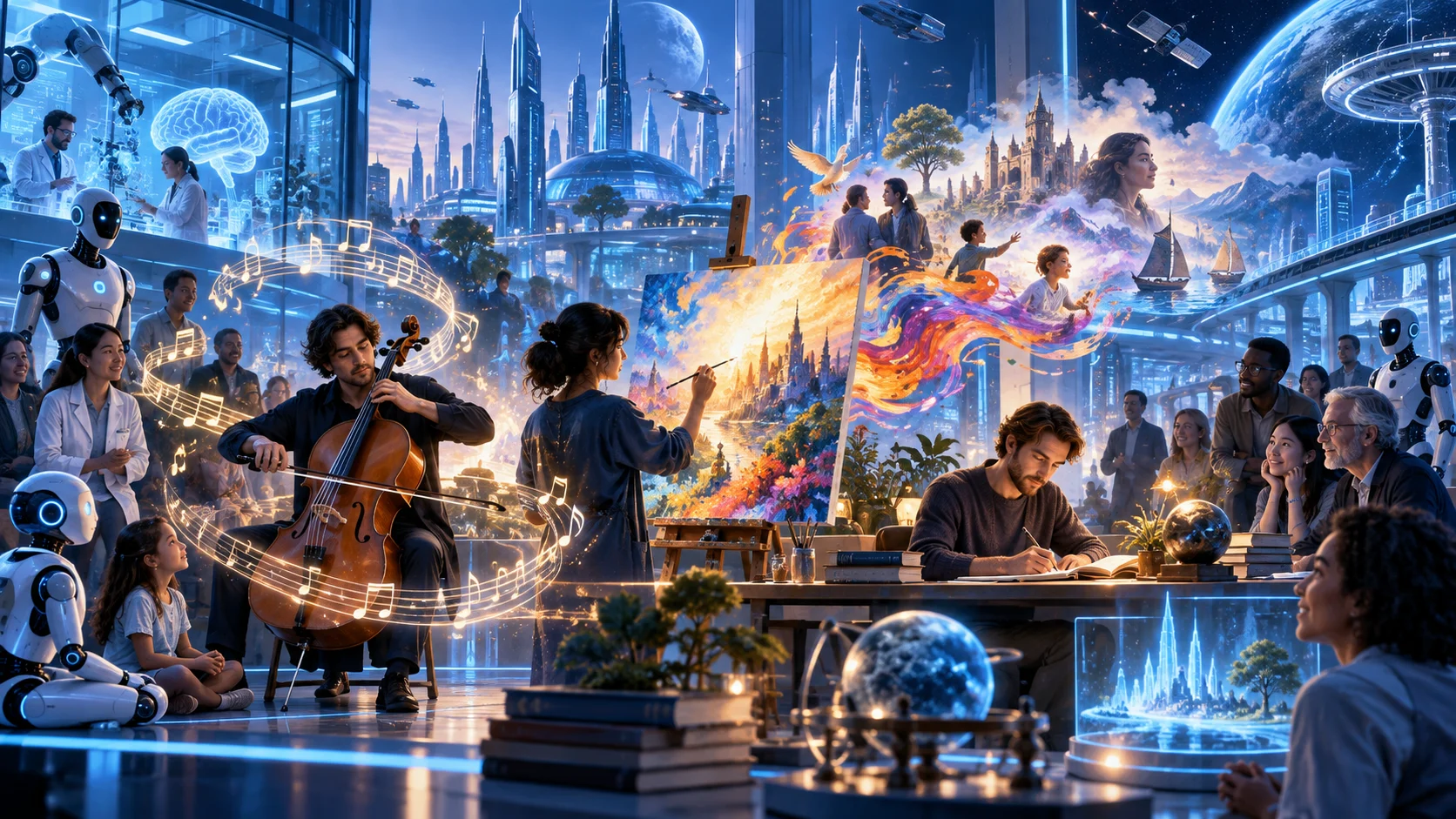 In today’s world of advanced science and technology, we still greatly value our artists such as musicians, painters, and writers.