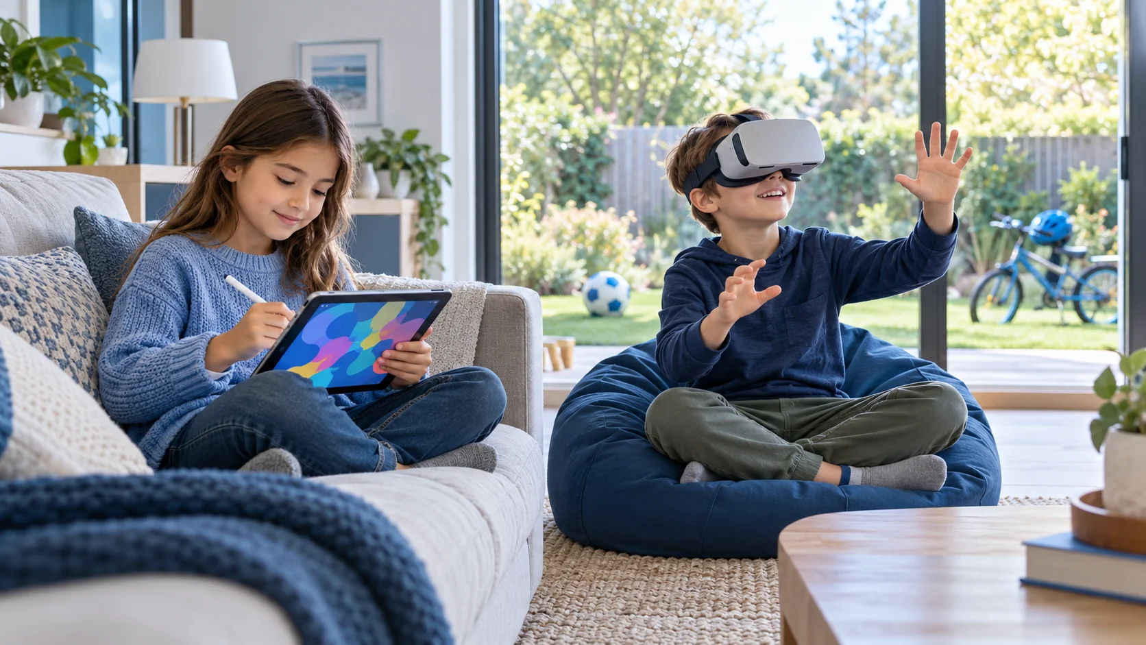 New technologies have changed the way children spend their free time.