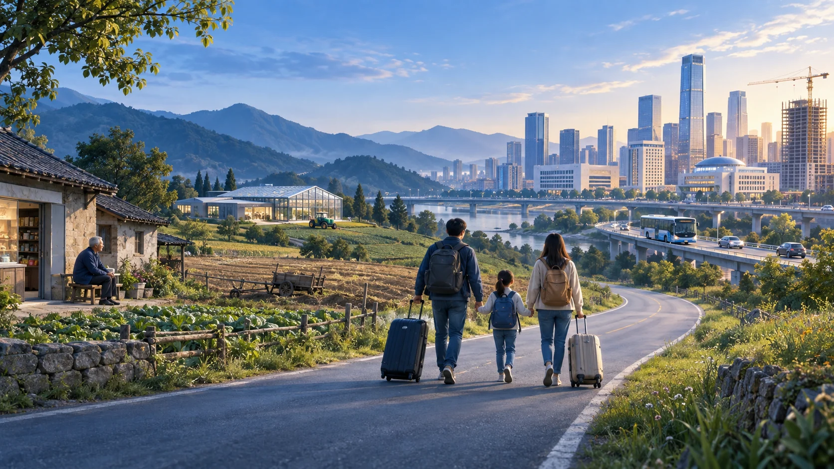In many countries around the world, rural people are moving to cities, so the population in the countryside is decreasing.Do you think this is a positive or a negative development?
