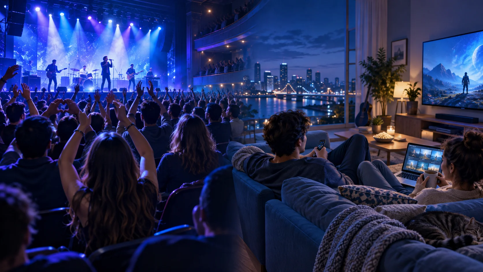 It is better to go out for a live performance (a show or concert ) than stay home watching TV or using the computer. To what extent do you agree or disagree? (Canada 2022)