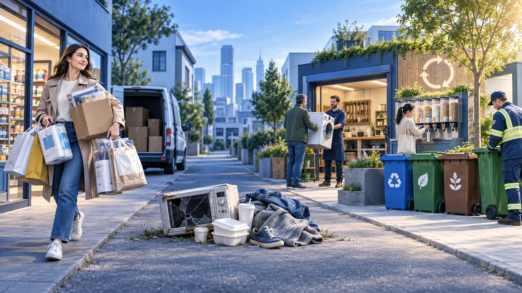 Nowadays, we are producing more and more rubbish. Why do you think this is happening?What can governments do to help reduce the amount of rubbish produced?