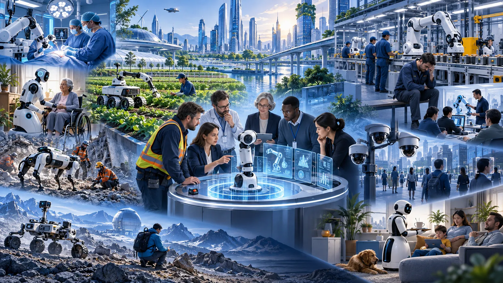 Some people believe that robots are very important for the future of human development, while others believe that they are dangerous and have a negative impact on society.  Discuss both views and give your opinion.