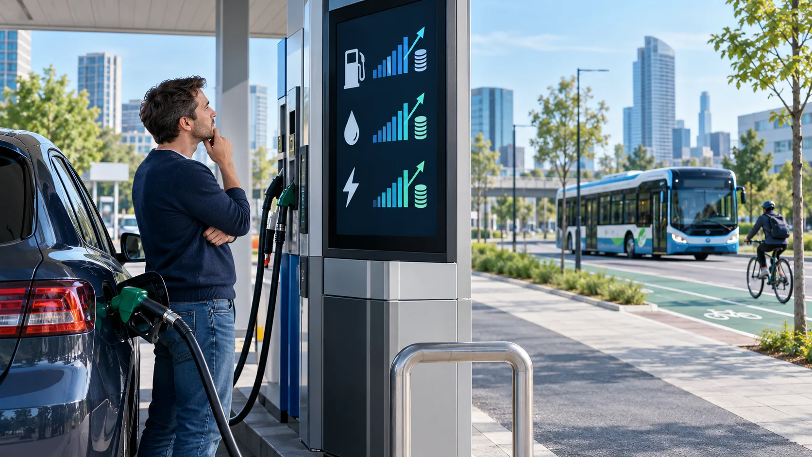 Some people think increasing the cost of fuel is the best way to solve global environmental problems. To what extent do you agree or disagree?