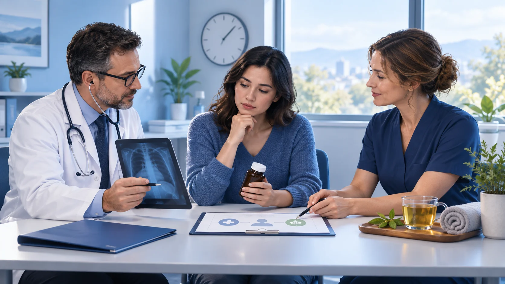 Nowadays, a growing number of people with health problems are trying alternative medicines and treatments instead of visiting their usual doctor. Do you think this is a positive or negative development?