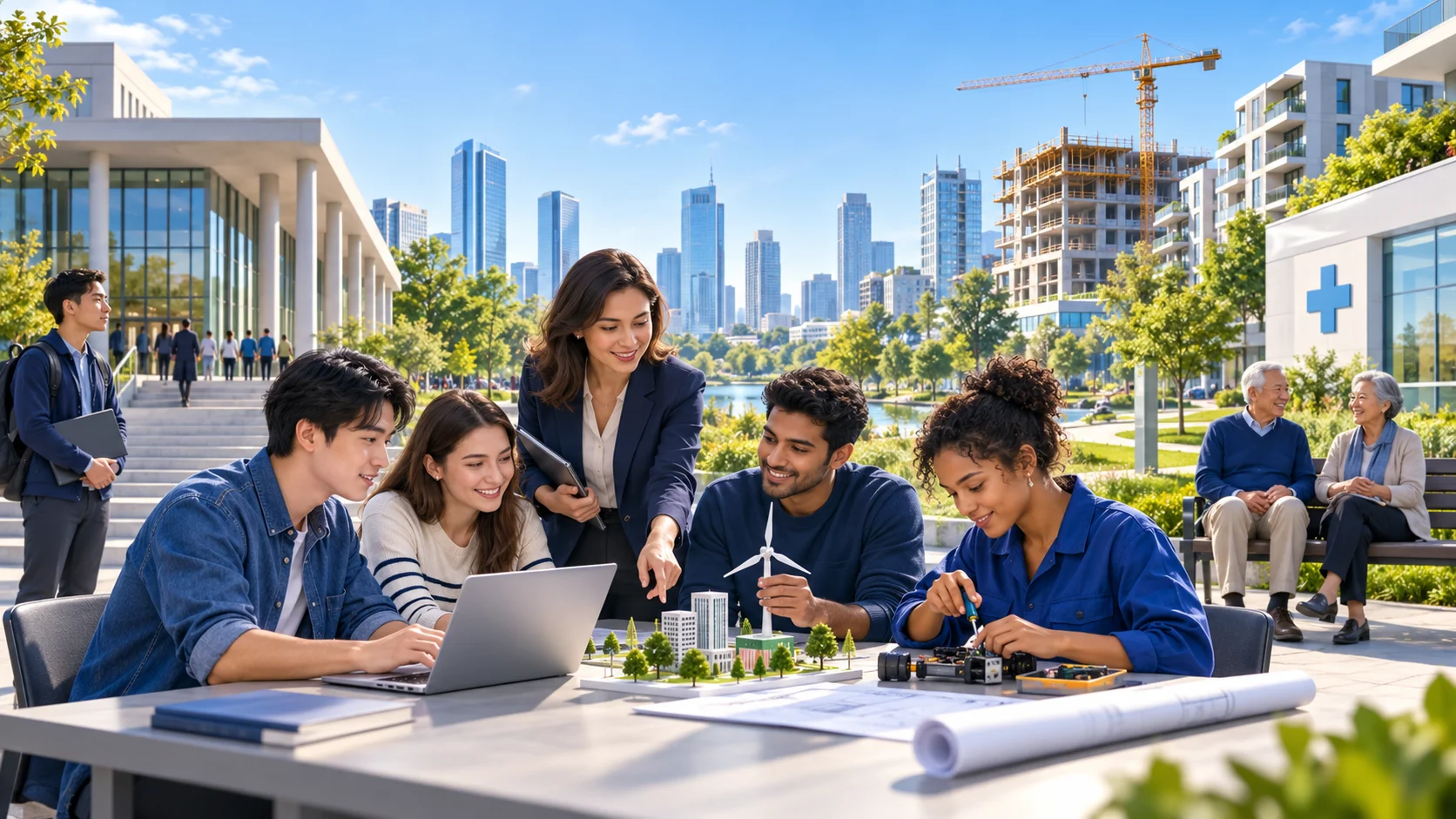 At the present time, the population of some countries includes a relatively large number of young adults compared with the number of older people. Do the advantages of this outweigh the disadvantages?