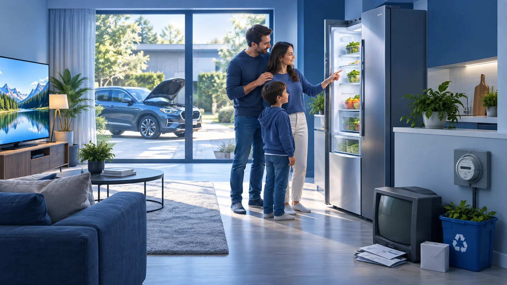 Nowadays, people are increasingly purchasing products such as cars, televisions, and fridges. Do the advantages of this development in society outweigh the disadvantages?