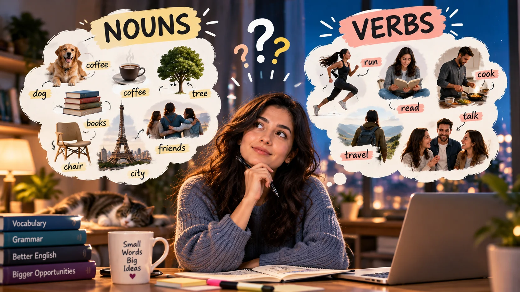 تا حالا فکر کردی چرا توی زبان هم «اسم» داریم هم «فعل»؟