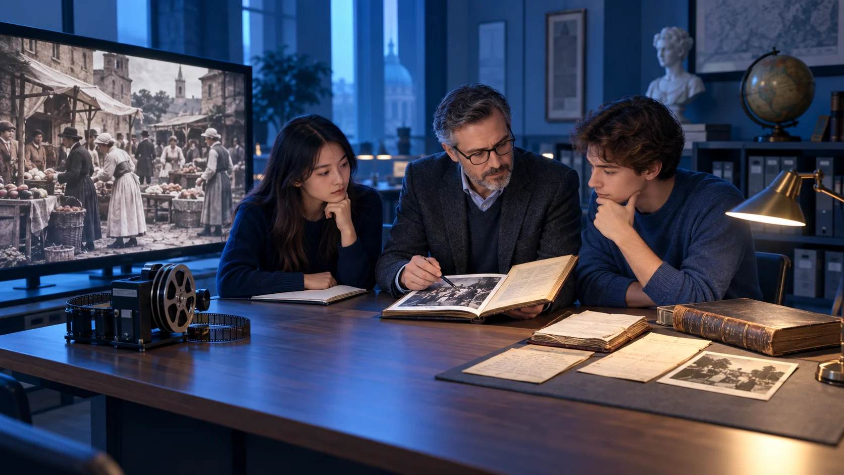 It is better to learn about the way people lived in the past through films and video records than written documents.  To what extent do you agree or disagree?