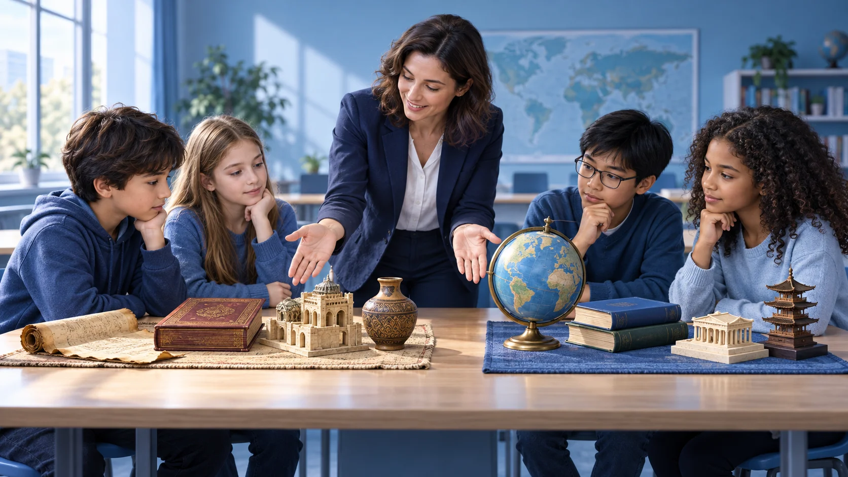 Some people believe that it is more important to teach children the literature and history of their own country, rather than the literature and history of other countries.  To what extent do you agree or disagree with this statement?