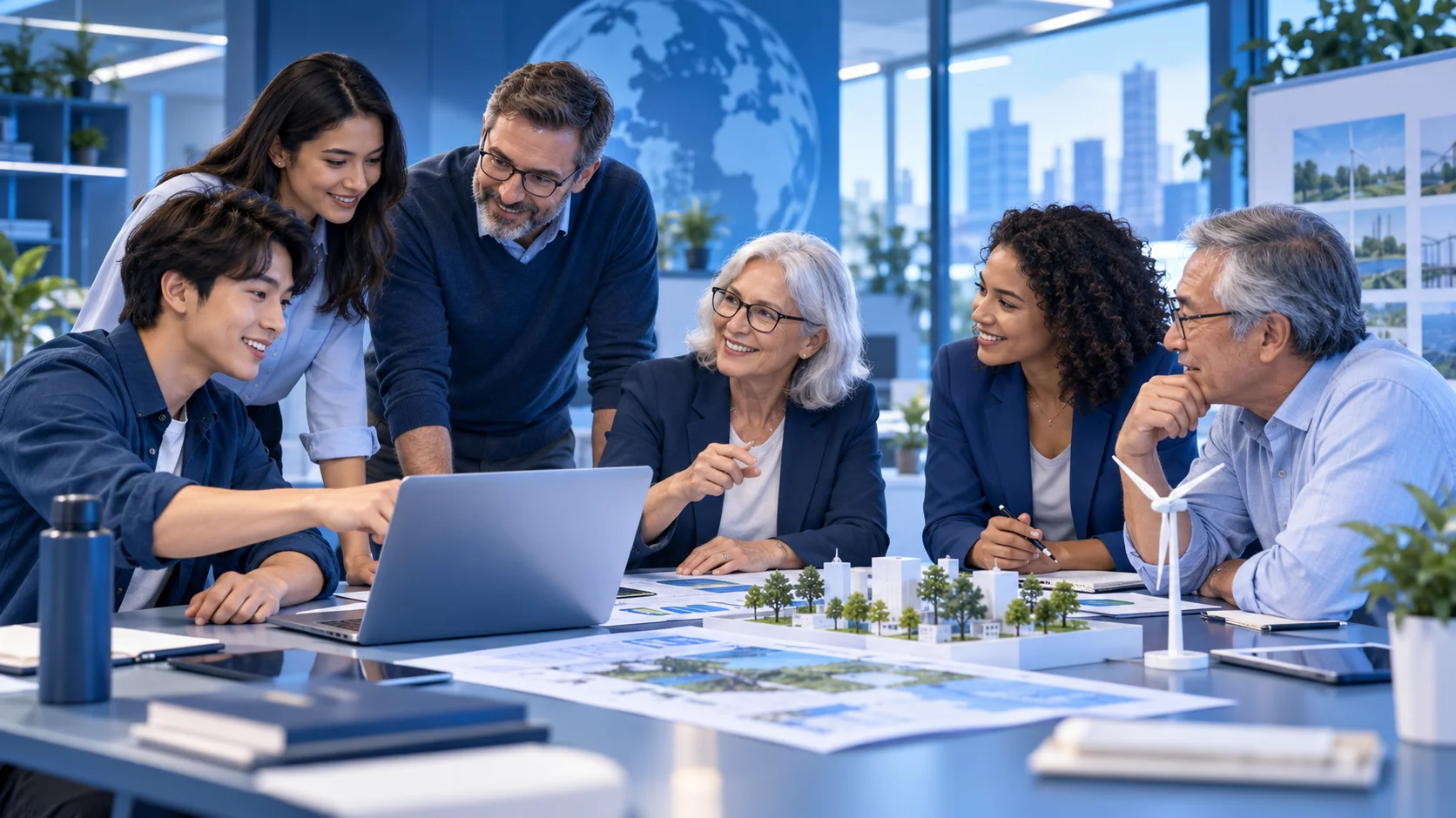 It is common that in many companies people from different ages work together in a same team.